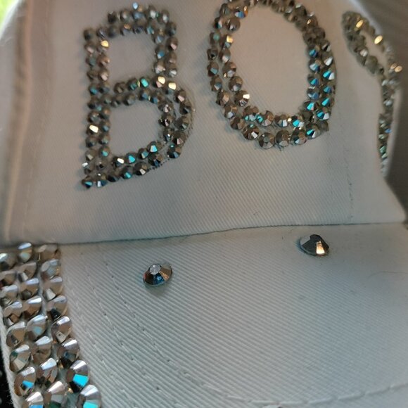 🍂 New Adjustable BOSS Jeweled Cap | Cruise Club - Picture 3 of 7